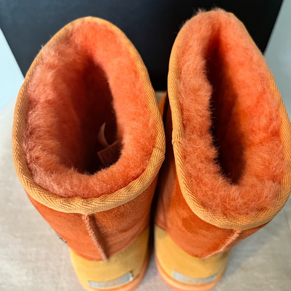 Ugg Authentic Custom-Made Orange Suede Monogram S… - image 7